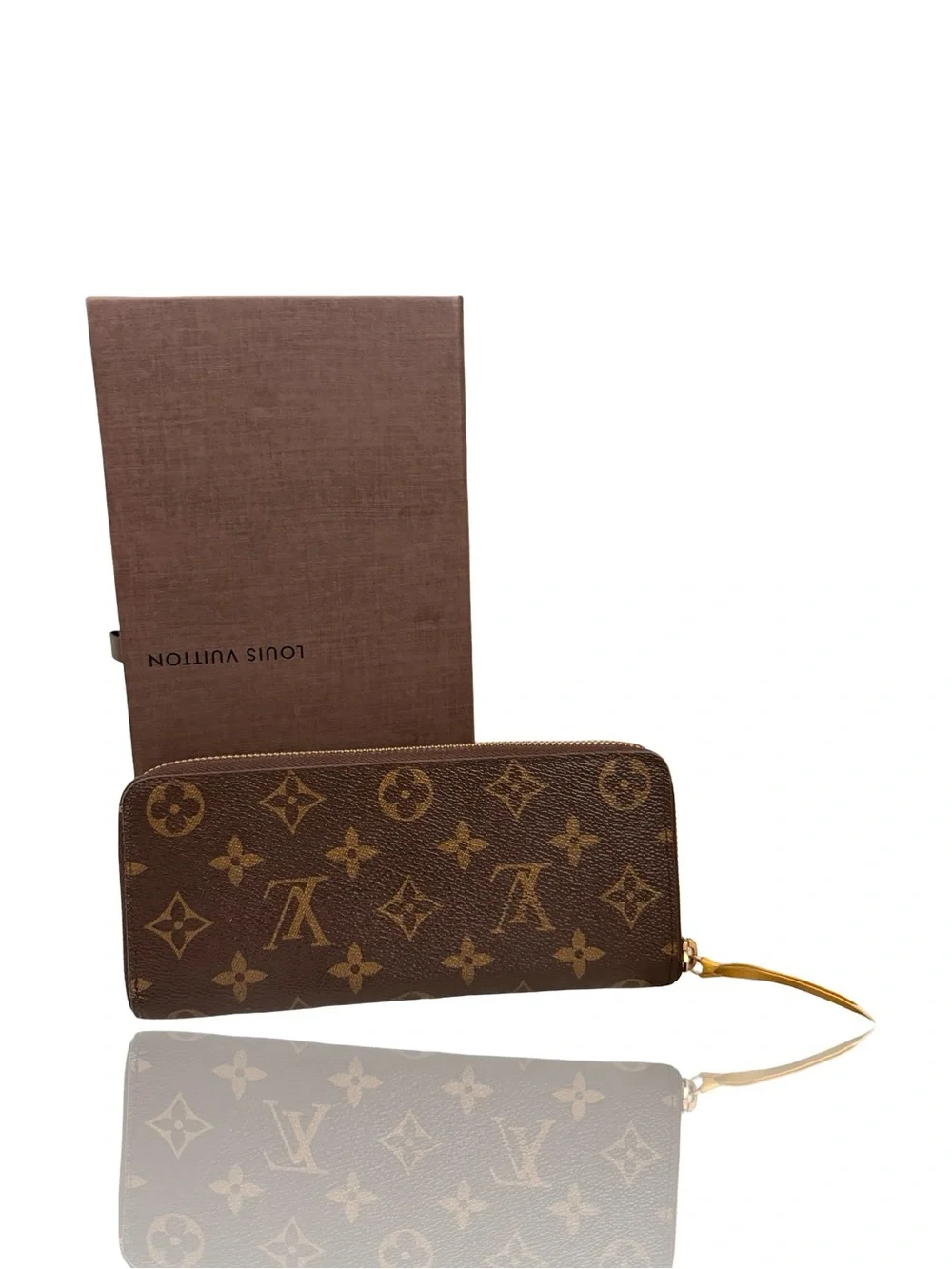 Louis Vuitton Monogram Portefeiulle Clemence Zippy Around Long Wallet
